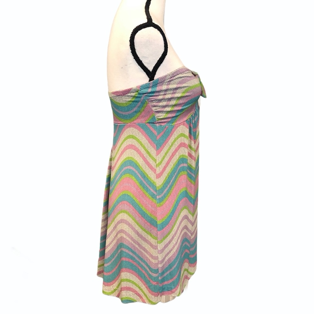 Veronica M Multicolor Wave Design Sleeveless Stra… - image 4